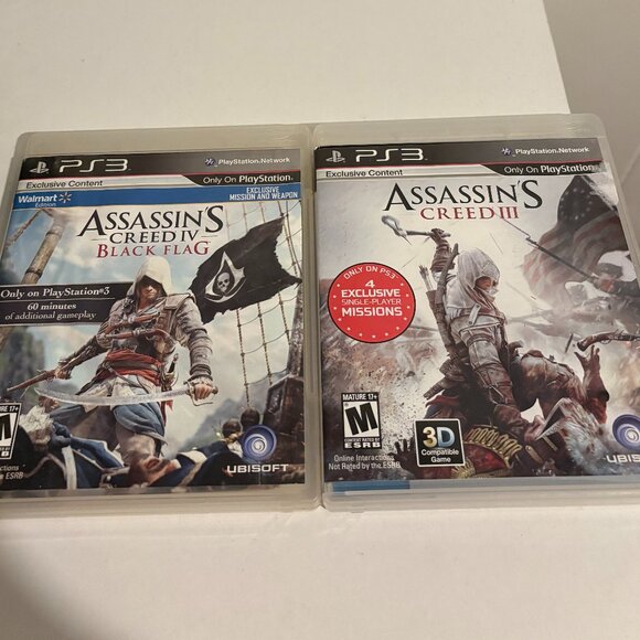 Assassin's Creed Play Station 3 Video Game Bundle - Picture 1 of 7